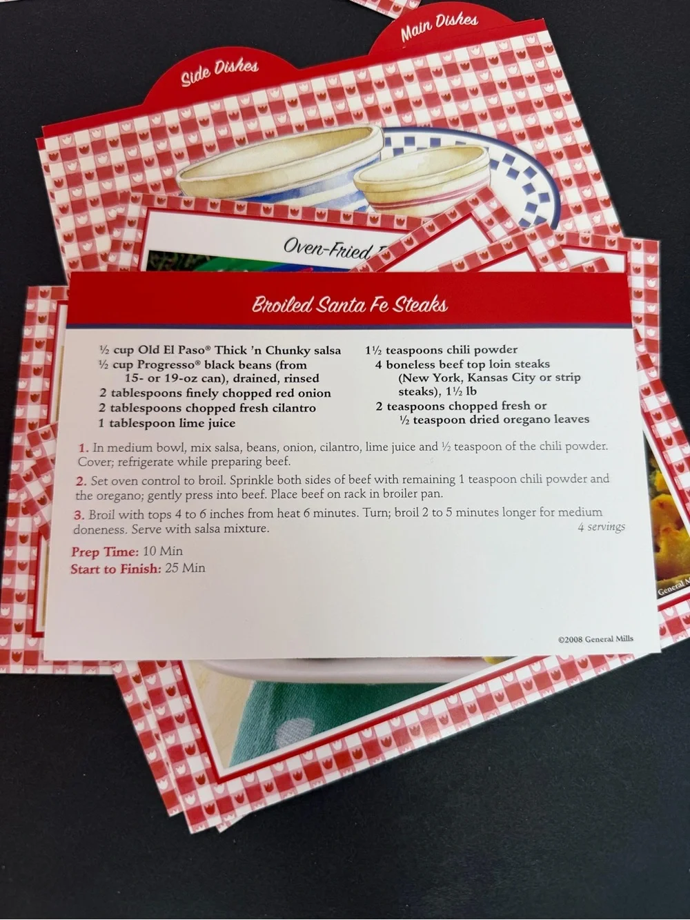 Vintage Betty Crocker Keepsake Recipe Box 16 Classic Recipes - Complete